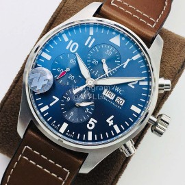 Iwc Zf Factory Soft Strap Multifunctional Watch Brown