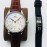 Iwc Zf Factory Sapphire Glass Brown Leather Strap Watch