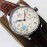 Iwc Zf Factory Sapphire Glass Brown Leather Strap Watch