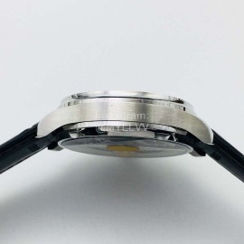 Iwc Zf Factory Sapphire Glass Leather Strap Navy Dial Watch