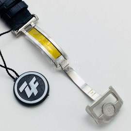 Iwc Zf Factory Sapphire Glass Leather Strap White Dial Watch