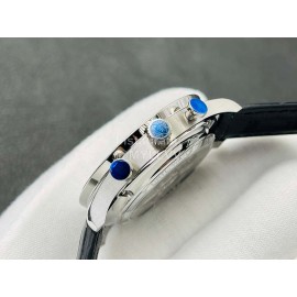 Iwc Zf Factory Classic Leather Strap White Dial Watch