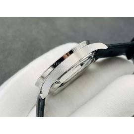 Iwc Zf Factory Classic Leather Strap White Dial Watch