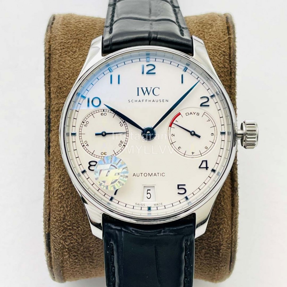 Iwc Zf Factory Sapphire Glass 42mm White Dial Watch