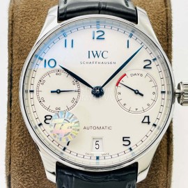 Iwc Zf Factory Sapphire Glass 42mm White Dial Watch