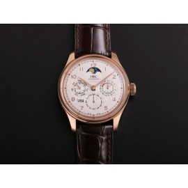 Iwc V9 Factory New Leather Strap Multifunctional Watch