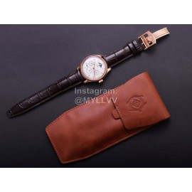 Iwc V9 Factory New Leather Strap Multifunctional Watch