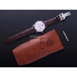 Iwc V9 Factory Multifunctional Leather Strap Watch