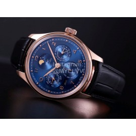 Iwc V9 Factory Multifunctional New Leather Strap Watch