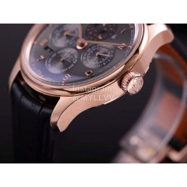 Iwc V9 Factory New Multifunctional Leather Strap Watch
