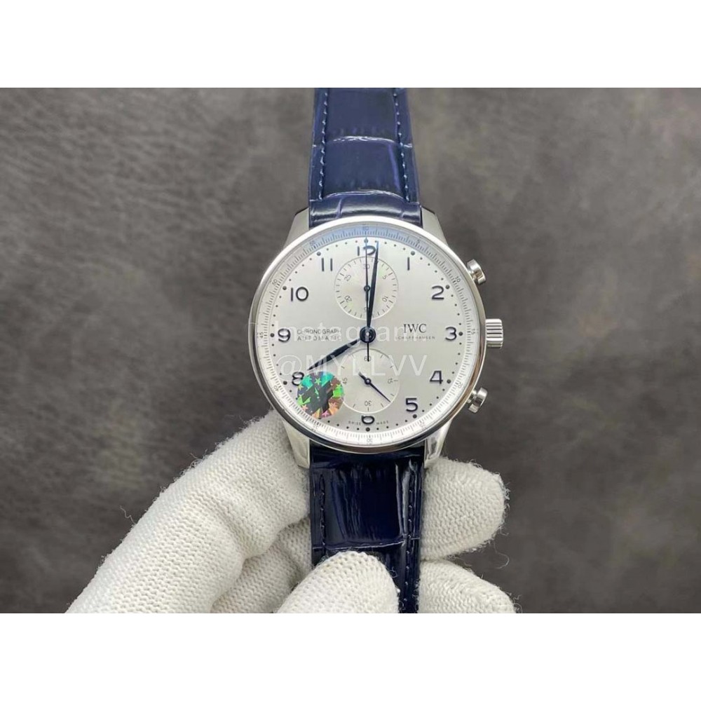 Iwc Fashion 40mm Dial Leather Strap Watch