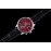 Iwc Az Factory 40mm Wine Red Dial Leather Strap Watch