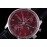 Iwc Az Factory 40mm Wine Red Dial Leather Strap Watch