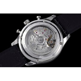 Iwc Az Factory 40mm Wine Red Dial Leather Strap Watch