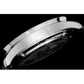 Iwc Az Factory 40mm Wine Red Dial Leather Strap Watch