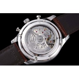 Iwc Az Factory 40mm White Dial Leather Strap Watch