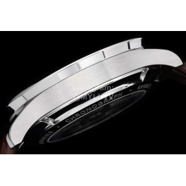 Iwc Az Factory 40mm White Dial Leather Strap Watch