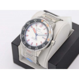 Iwc Super-Luminova Steel Strap Diving Watch Orange