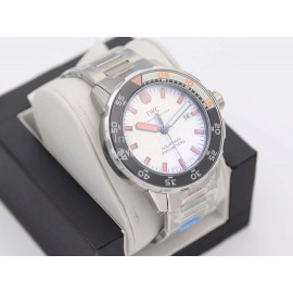 Iwc Super-Luminova Steel Strap Diving Watch Orange