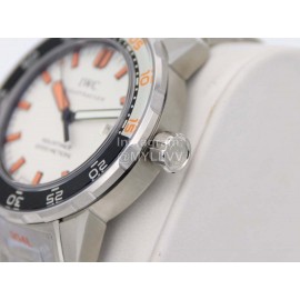 Iwc Super-Luminova Steel Strap Diving Watch Orange