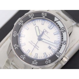 Iwc Super-Luminova Steel Strap Diving Watch White