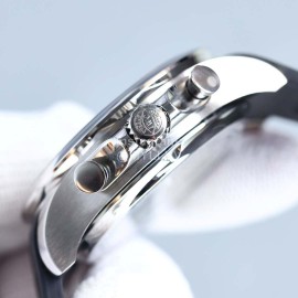 Iwc Sapphire Crystal Glass Rubber Strap Luminous Watch Black