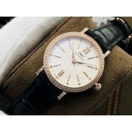 Iwc Iws Factory 316l Fine Steel Case Diamond Watch Black