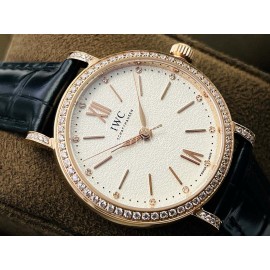 Iwc Iws Factory 316l Fine Steel Case Diamond Watch Black