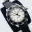 Iwc 44mm Dial Rubber Strap Luminous Watch White