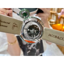 Jacob Co Fashion Green Diamonds Watch For Women