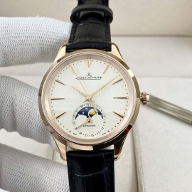 Jaeger Lecoultre 316 Refined Steel Leather Strap W..