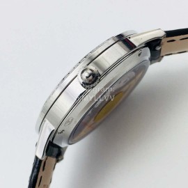 Jaeger Lecoultre Zf Factory 34mm Dial Leather Strap Watch