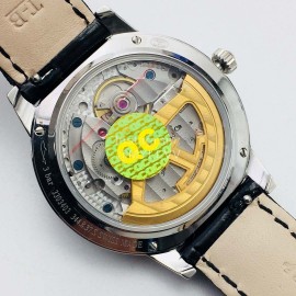 Jaeger Lecoultre Zf Factory 34mm Dial Leather Strap Watch