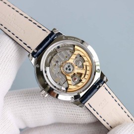 Jaeger Lecoultre Leather Strap 34mm Dial Diamond Watch