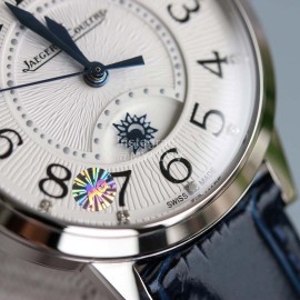 Jaeger Lecoultre Leather Strap 34mm Dial Watch