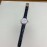 Jaeger Lecoultre Sapphire Glass Black Leather Strap Watch