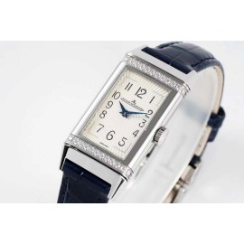 Jaeger Lecoultre 316l Steel Case Square Dial Watch Black