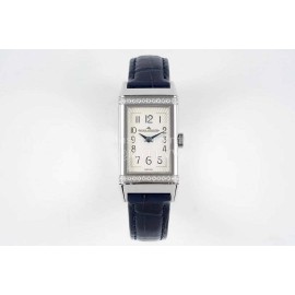 Jaeger Lecoultre 316l Steel Case Square Dial Watch Black