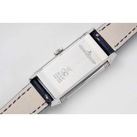 Jaeger Lecoultre 316l Steel Case Square Dial Watch Black