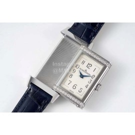 Jaeger Lecoultre 316l Steel Case Square Dial Watch Black