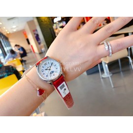 Jaeger Lecoultre 316l Steel Case Leather Strap Watch