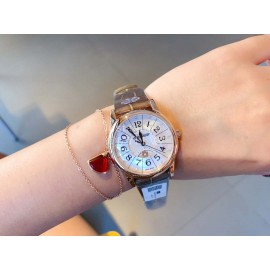 Jaeger Lecoultre Leather Strap 316l Steel Case Watch