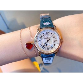 Jaeger Lecoultre Fashion Leather Strap 316l Steel Case Watch