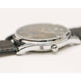 Jaeger Lecoultre 39mm Dial Leather Strap Watch Black