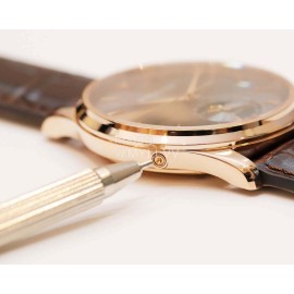 Jaeger Lecoultre Fashion 39mm Dial Leather Strap Watch