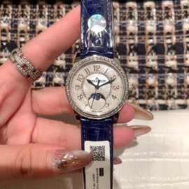 Jaeger Lecoultre 316l Steel Case Sapphire Glass Watch Blue