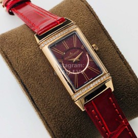 Jaeger Lecoultre An Factory Reverso One Duetto Watch Red