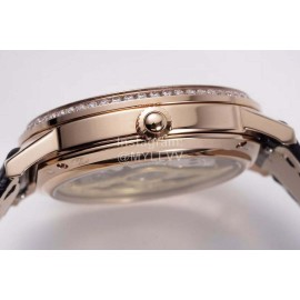 Jaeger Lecoultre 34mm Dial Leather Strap Watch