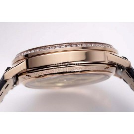 Jaeger Lecoultre 34mm Dial Leather Strap Watch