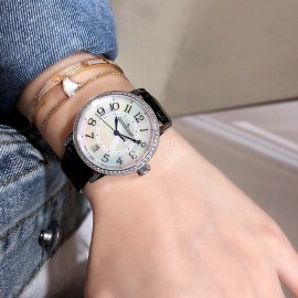 Jaeger Lecoultre Sapphire Crystal 36mm Dial Diamond Watch 